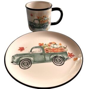Robert Stanley Home Collection Joyfall‎ Mug and Dessert Plate